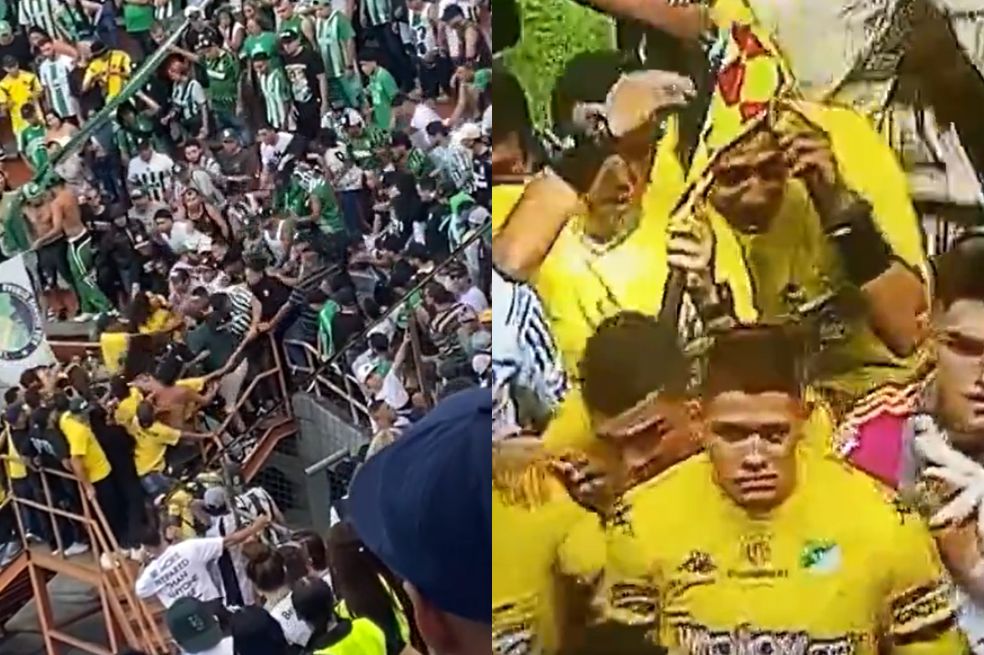Vergonzoso y violento fin de semana en el fútbol colombiano: ¿nadie responde?