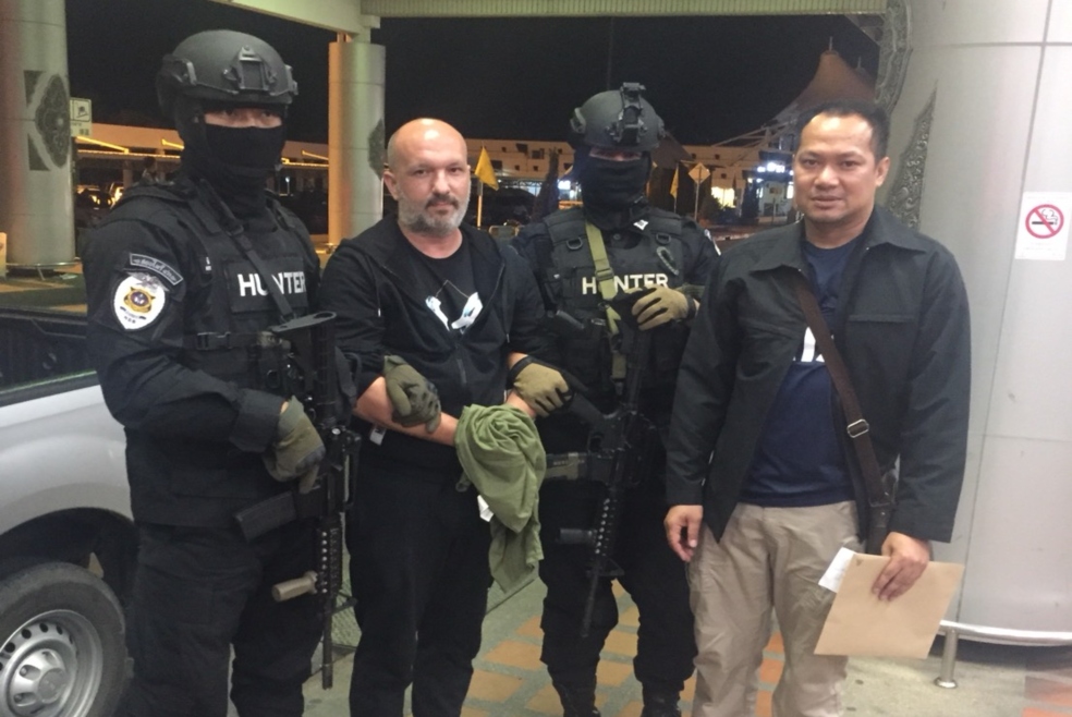 En Tailandia fue detenido ciudadano con doble nacionalidad por caso narcojet