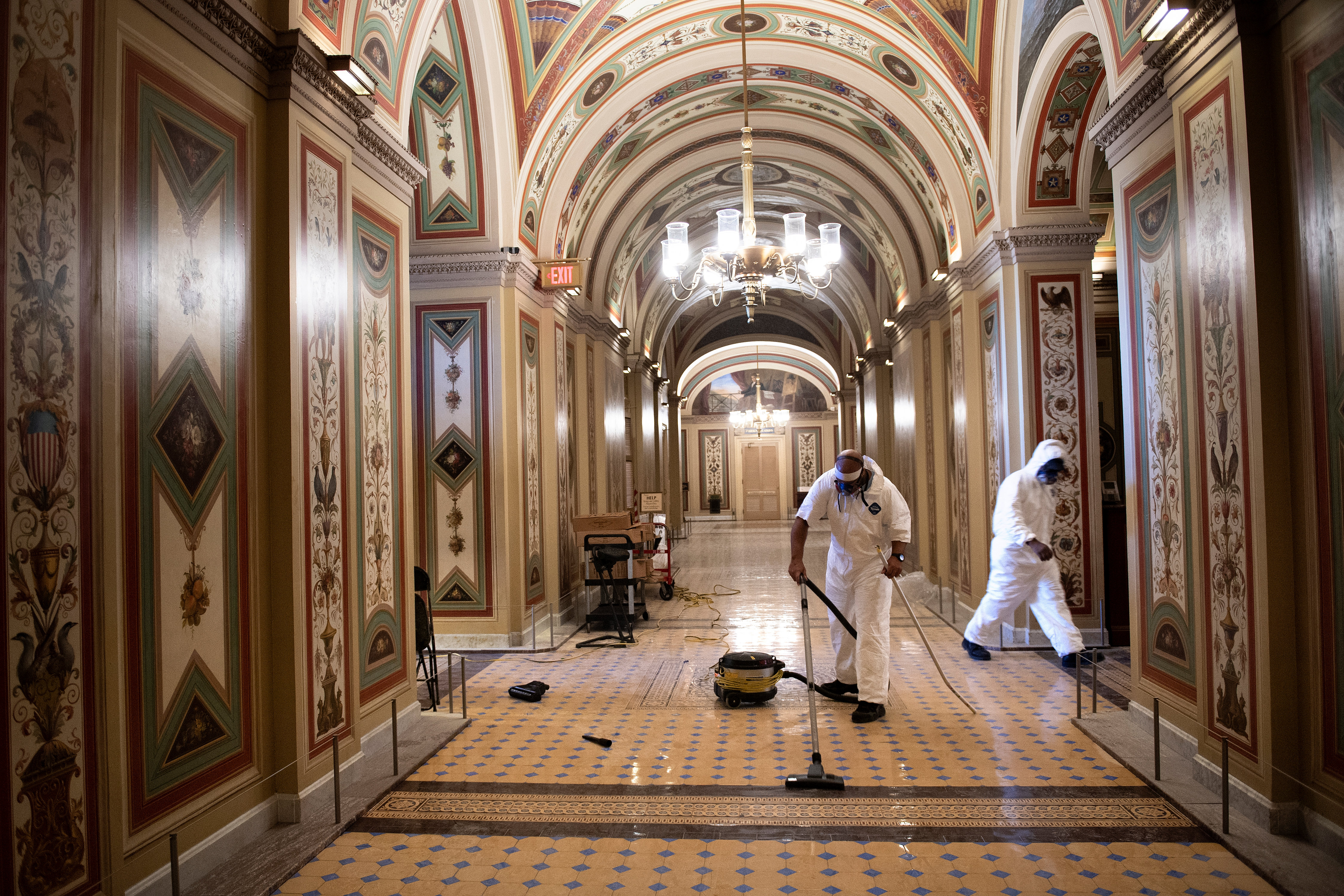 Así amaneció el Capitolio: los destrozos que dejó la toma