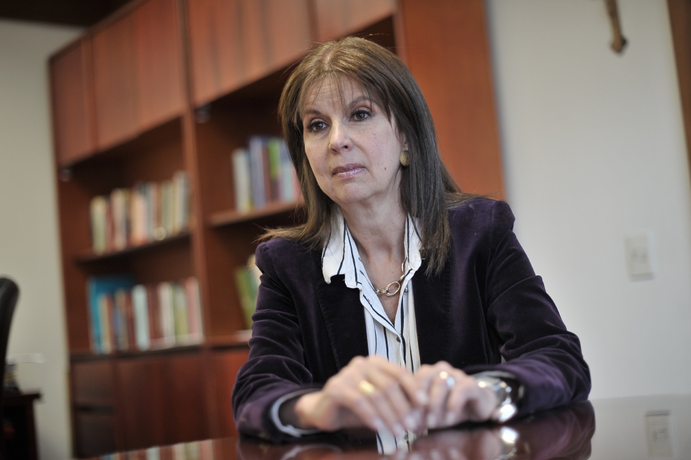 Bogotá(Colombia) 07/04/2017. - María Victoria Calle, Magistrada Corte Constitucional. Foto Óscar Pérez