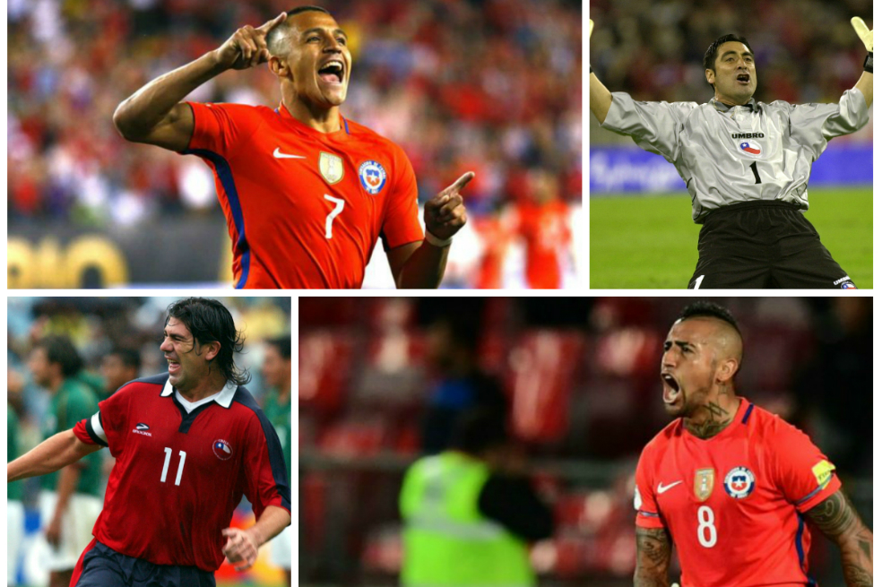 Los 10 mejores jugadores en la historia del fútbol chileno