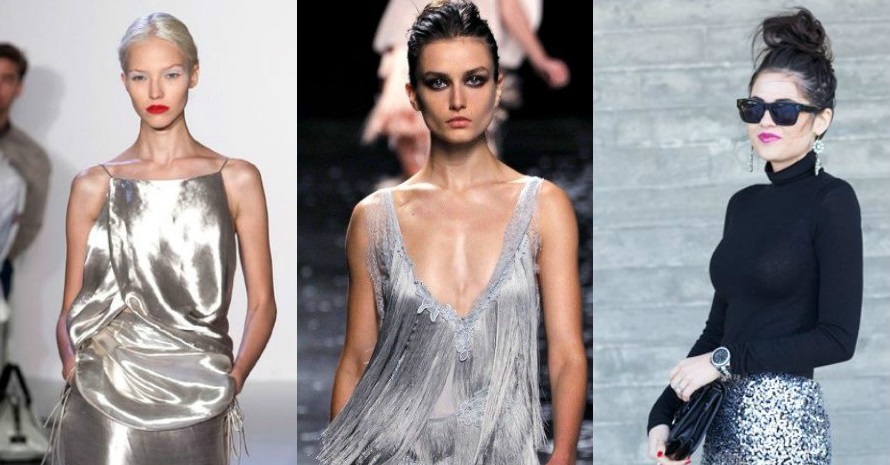 Diferentes ideas para incluir el plateado en tu look