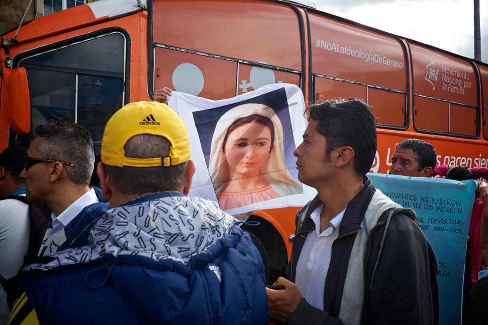 Enfrentamiento entre cristianos y LGBTI en Bogotá
