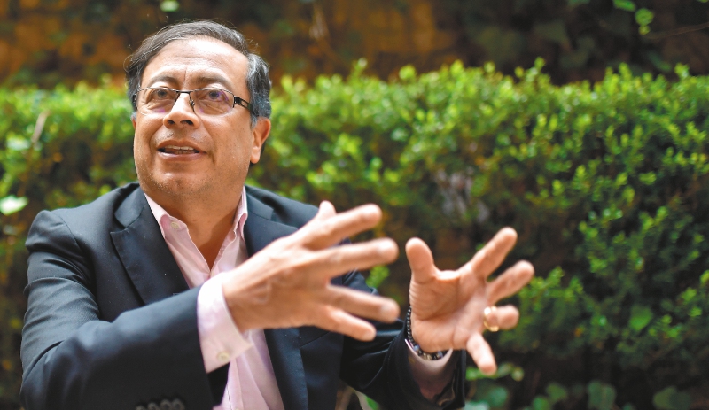 Gustavo Petro, candidato del Pacto Histórico.