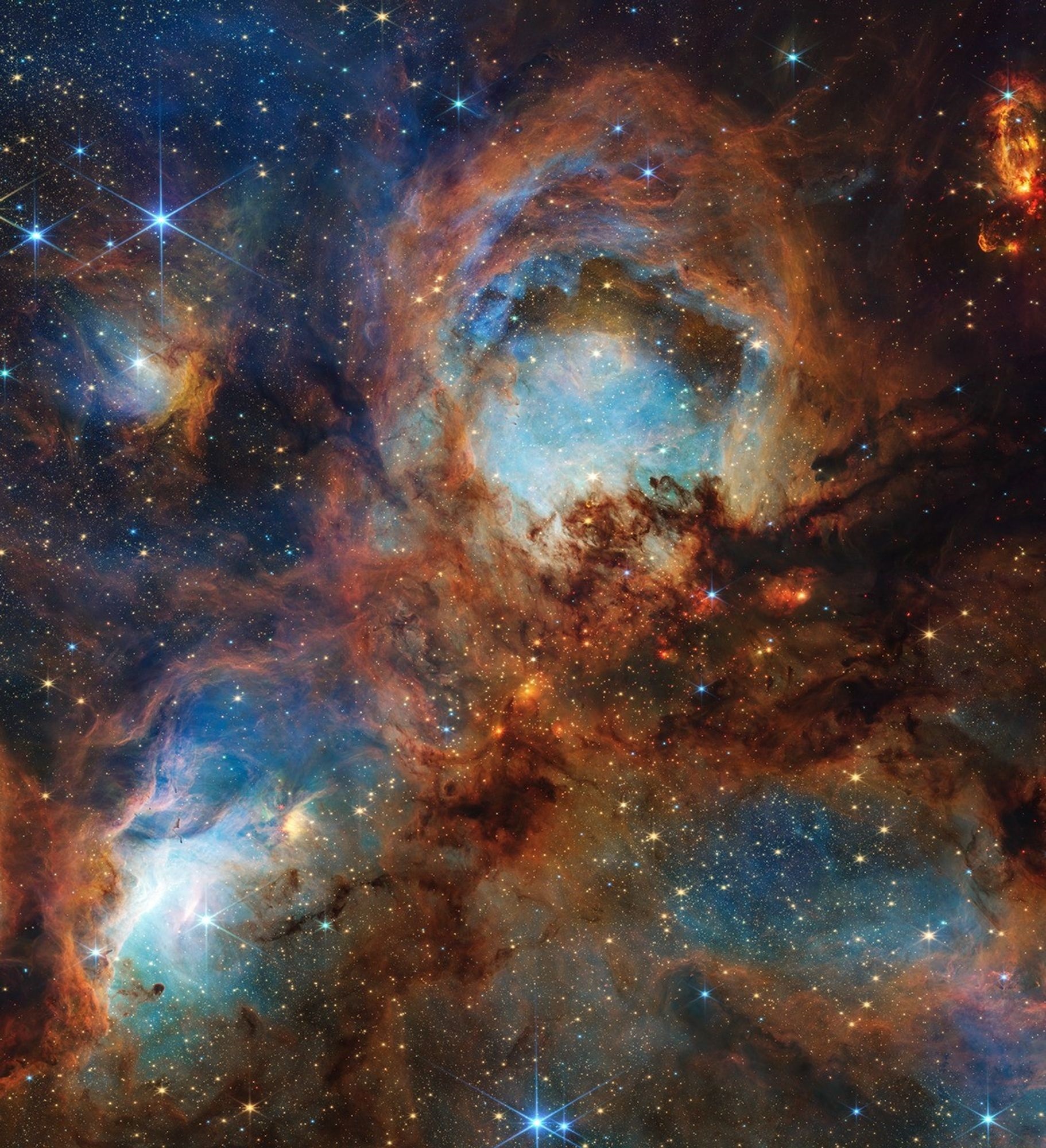 Así capta James Webb el nacimiento de estrellas a 4.000 años luz