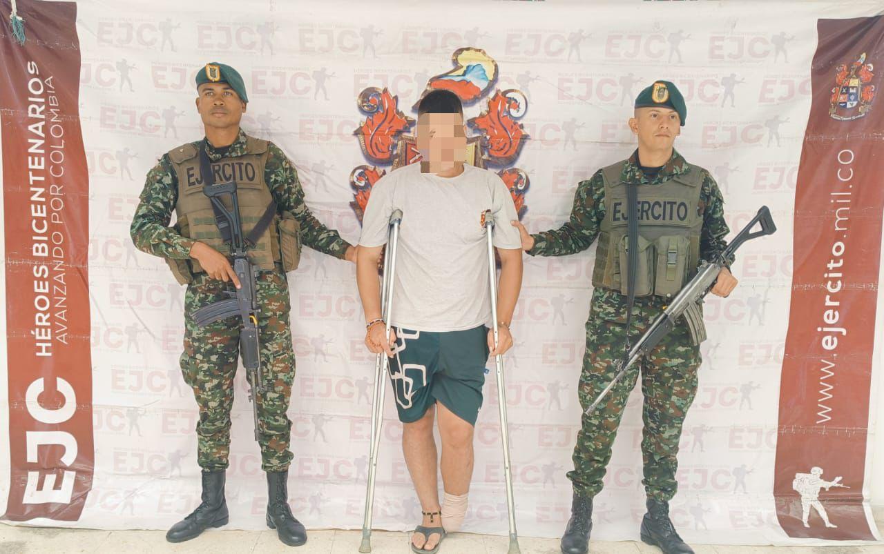 Capturan a alias ‘Grande’, presunto líder de la estructura Urías Rondón del EMC