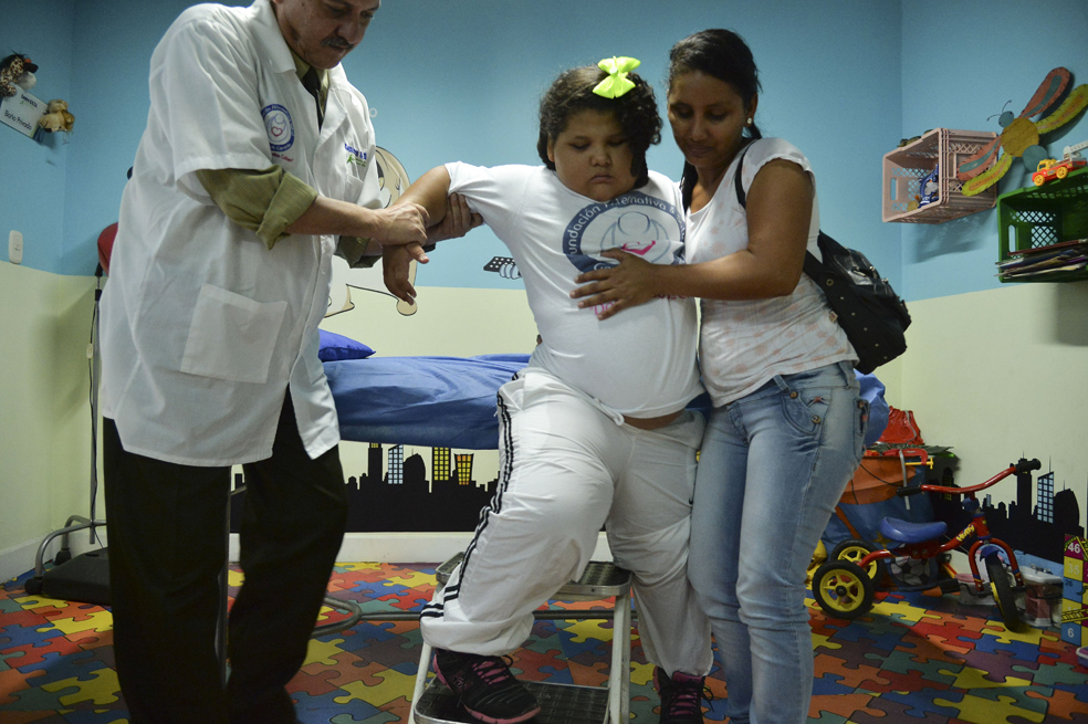 Dana García, la niña de ocho años y 90 kilos