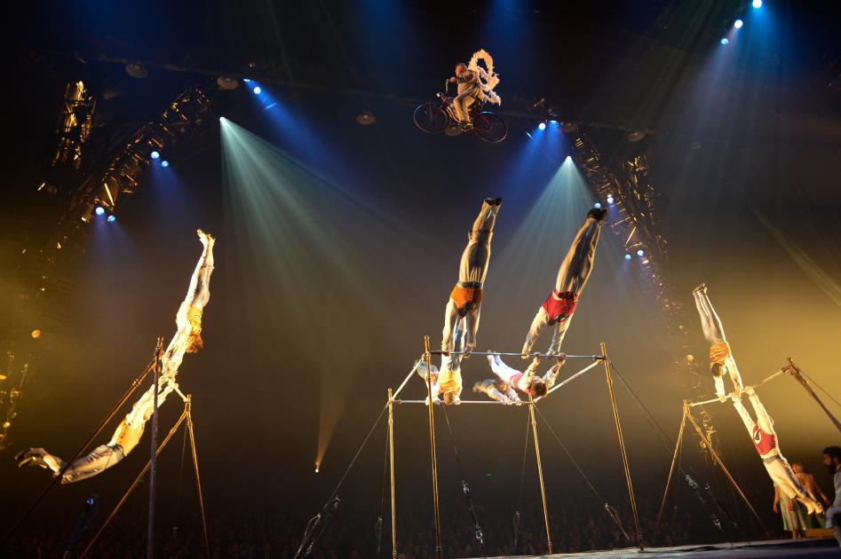 Tras bambalinas en el Circo del Sol