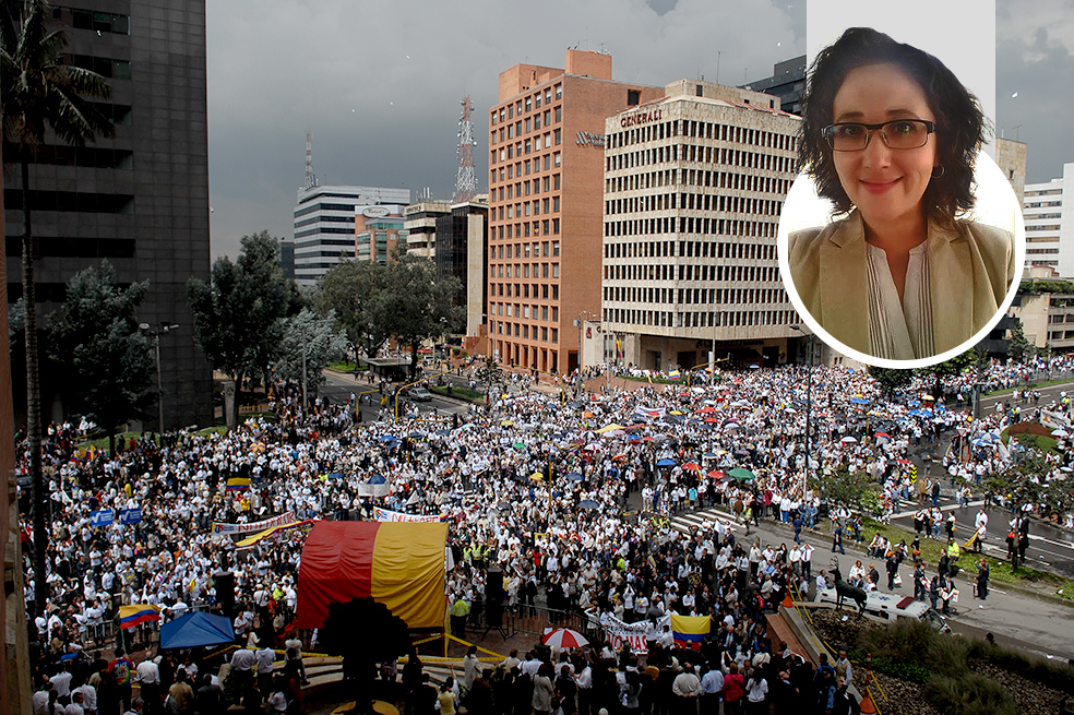 La mujer que lideró la marcha contra las Farc en 2008, hoy pide reconciliación