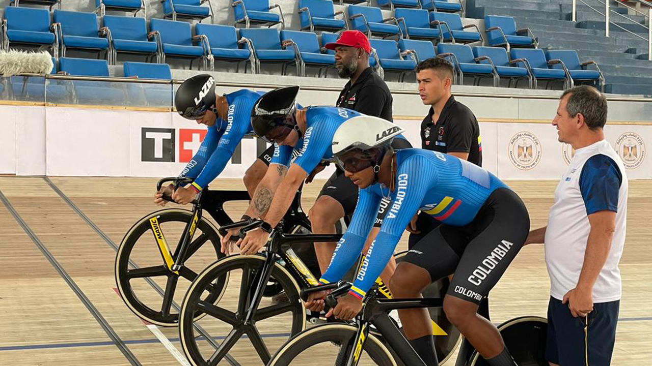 Selección de pista debutó en la segunda salida de la Copa de Naciones UCI 2023