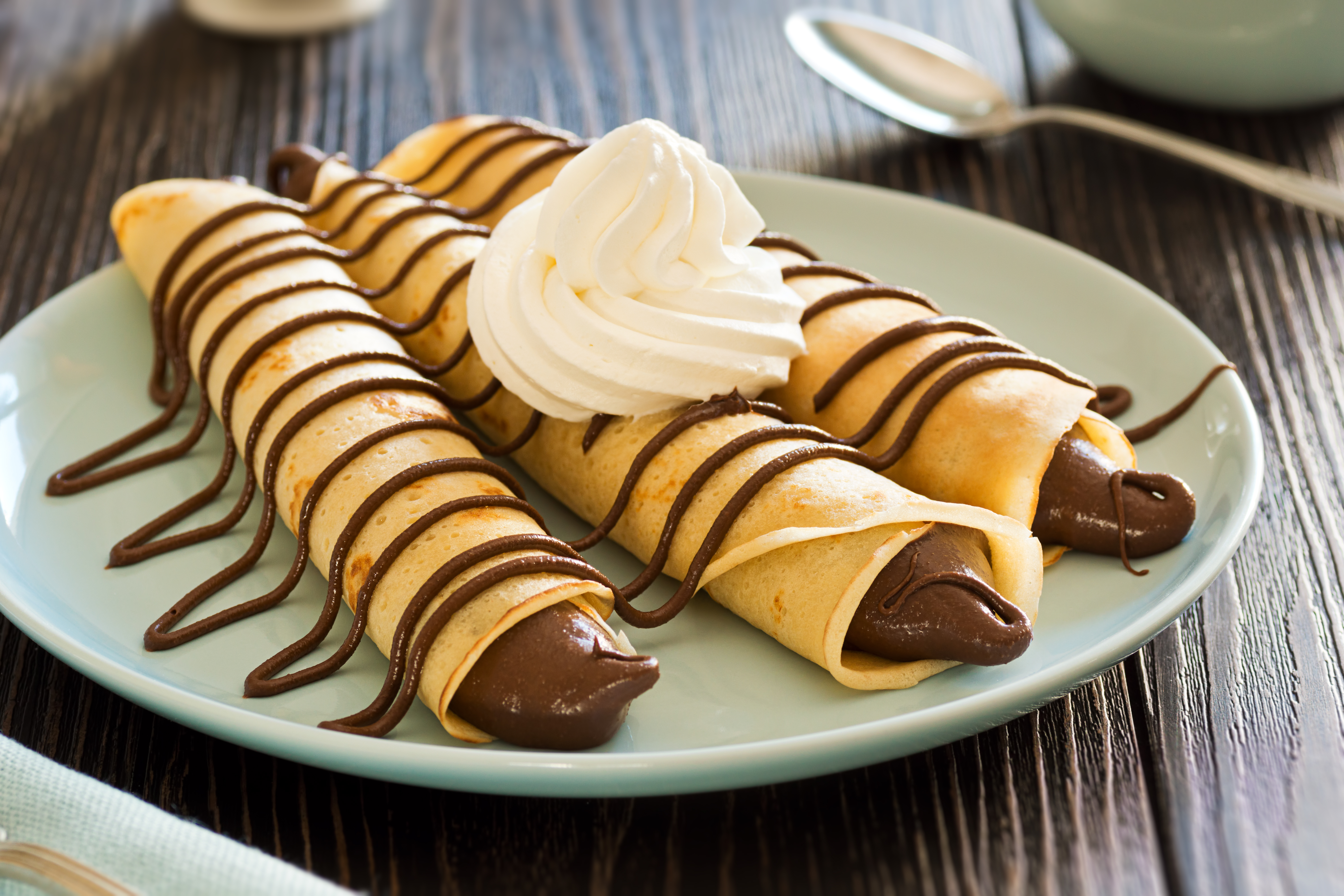 Rollos de chocolate