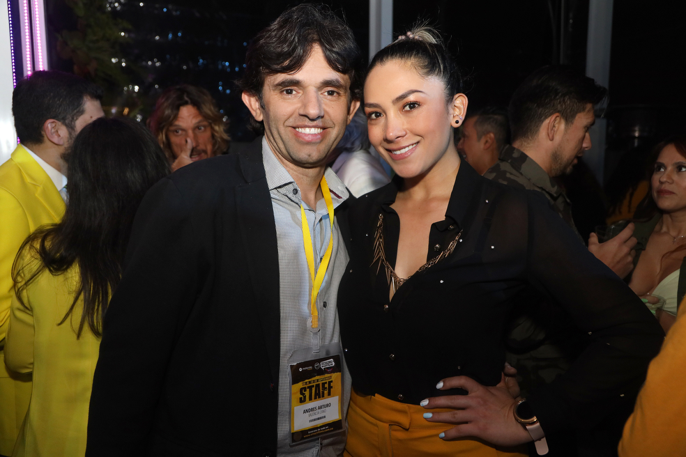 Andres Arturo Valencia y Diana Martínez Fiesta smart films 2022