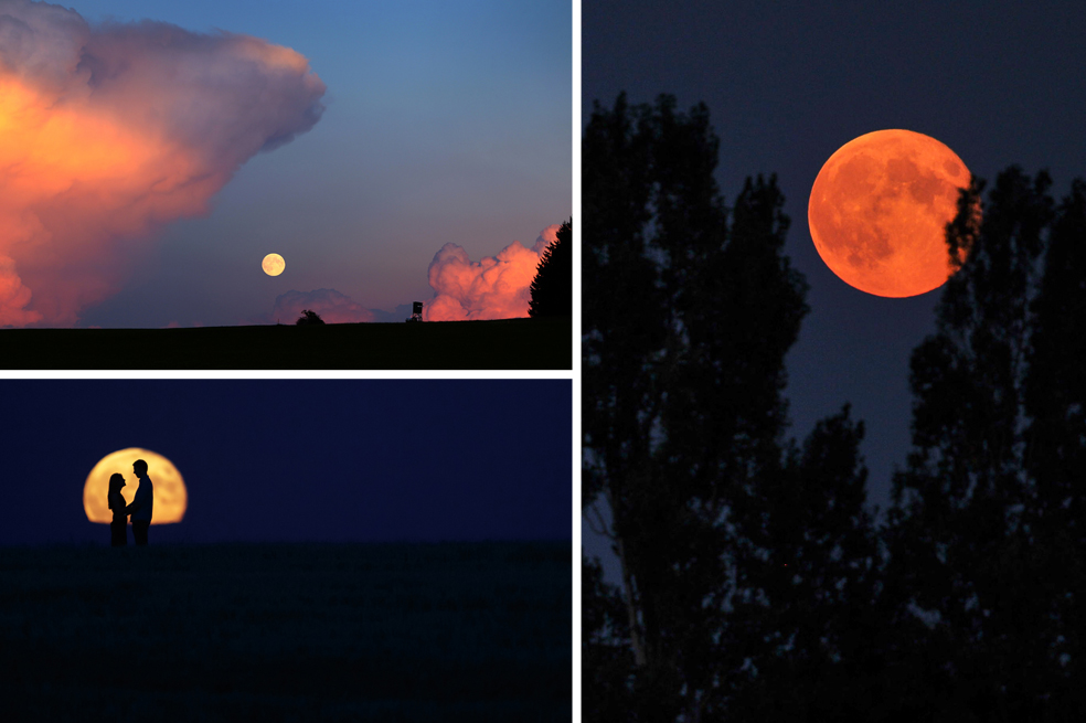 Postales de la última «súper luna» de 2014