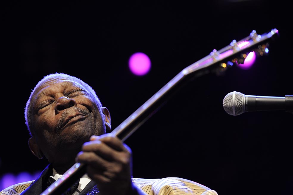 La despedida del rey del blues