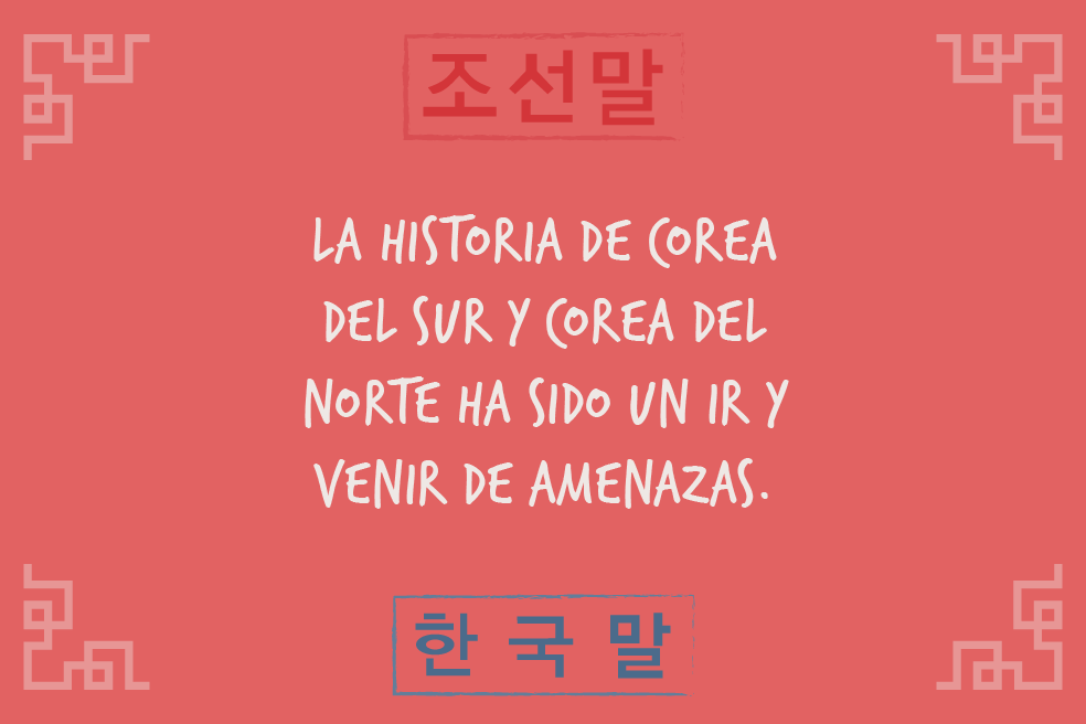 El mundo no es como lo pintan: Guerra de panfletos entre las dos Coreas