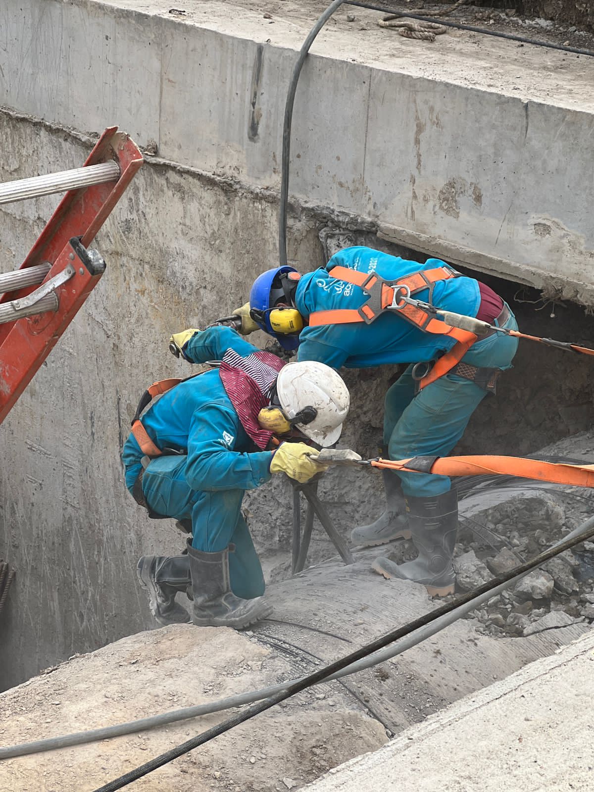 Obras tubería Tibitoc Acueducto de Bogotá