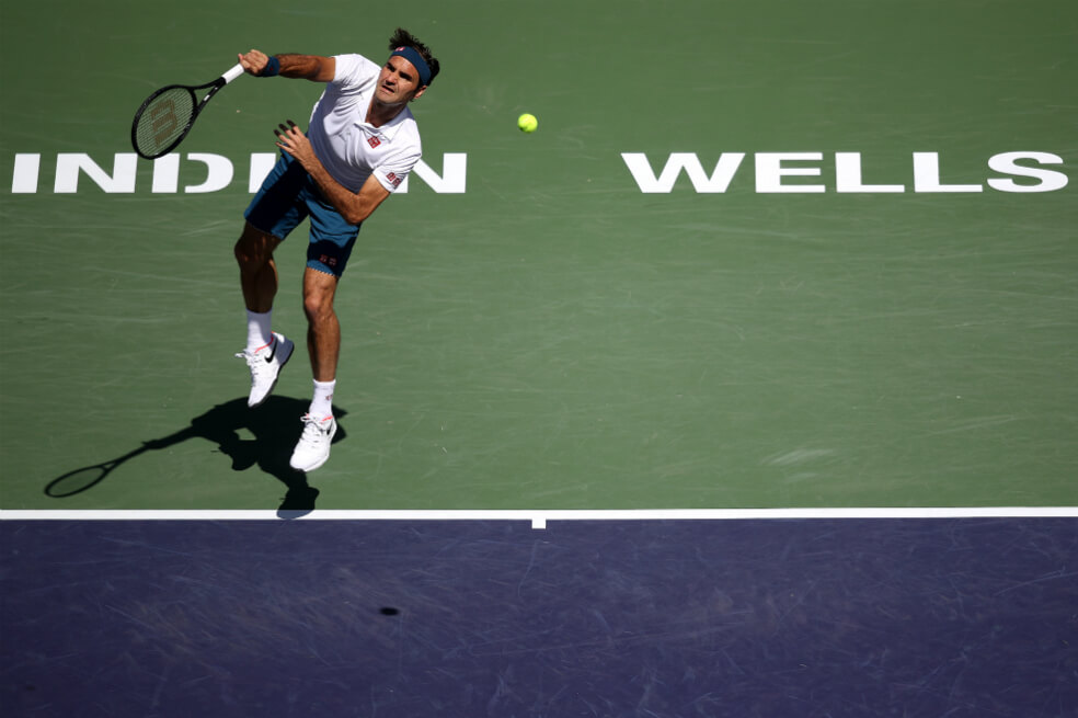 Indian Wells: Federer clasificó a semifinales y espera por Nadal