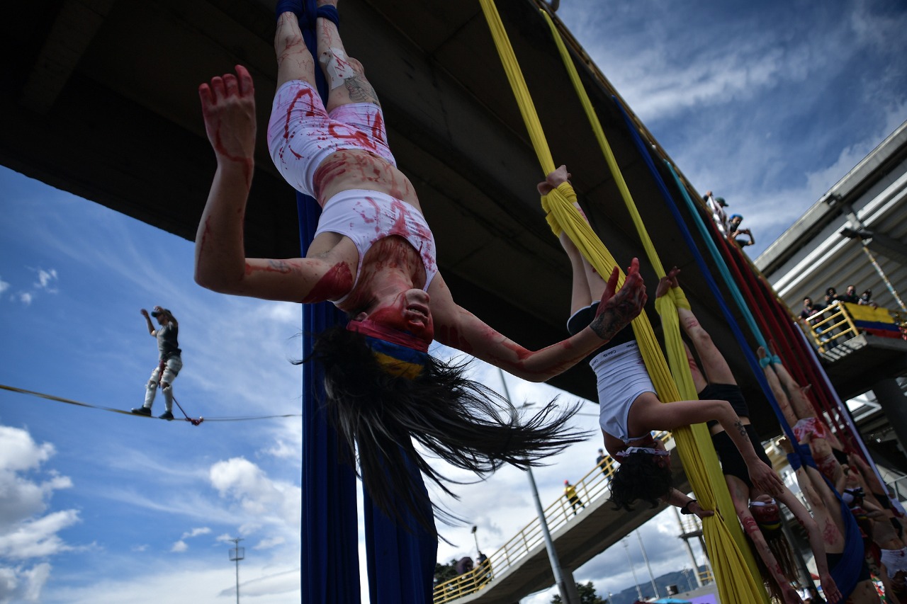 En fotos: Protestas pacíficas de este 19M en Bogotá