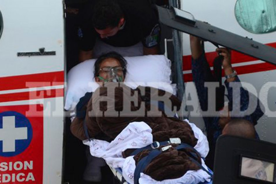 LLegada de Enilse López a Bogotá. Foto: Tomada de El Heraldo