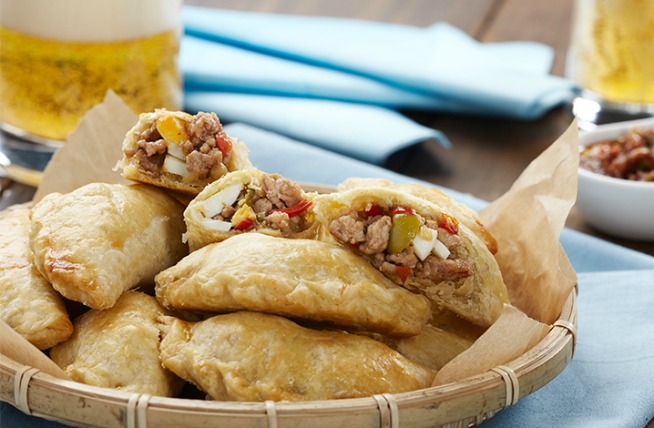 Empanadas argentinas de carne de cerdo