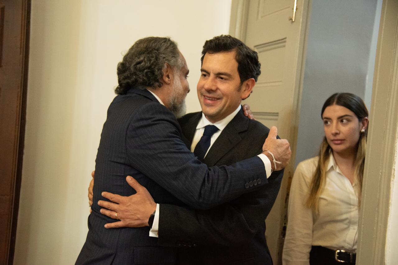 Benedetti y Lara comienzan empalme del Ministerio del Interior: estas son las prioridades