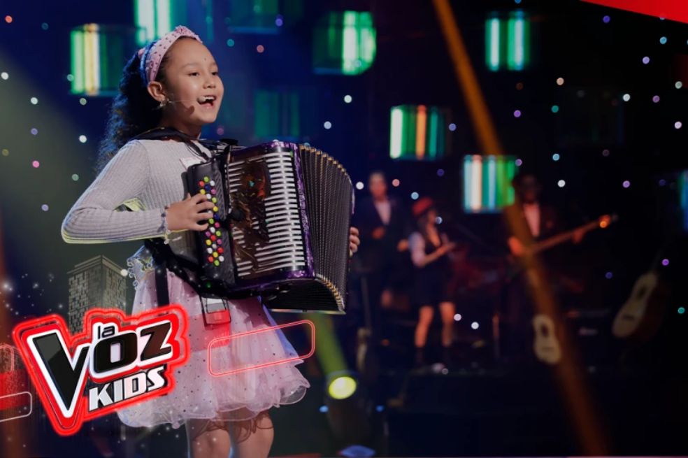 ‘La Voz Kids’: Isabella le dio clase de acordeón a los jurados