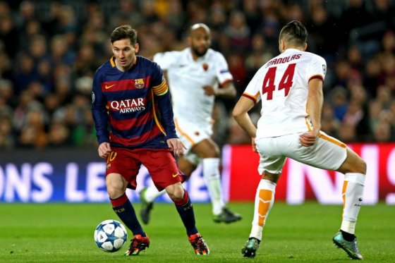 Gol de Messi contra la Roma, fue elegido el mejor gol del año para la UEFA
