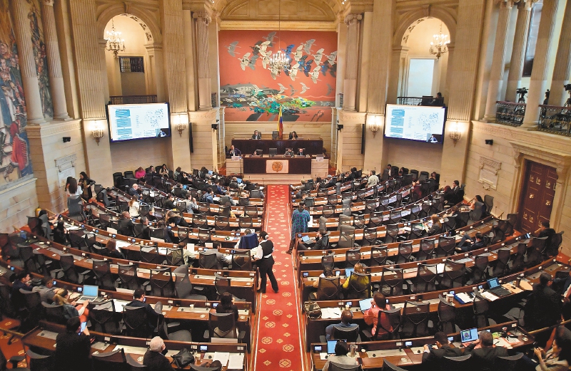 Debate de la reforma a la salud en el Congreso.