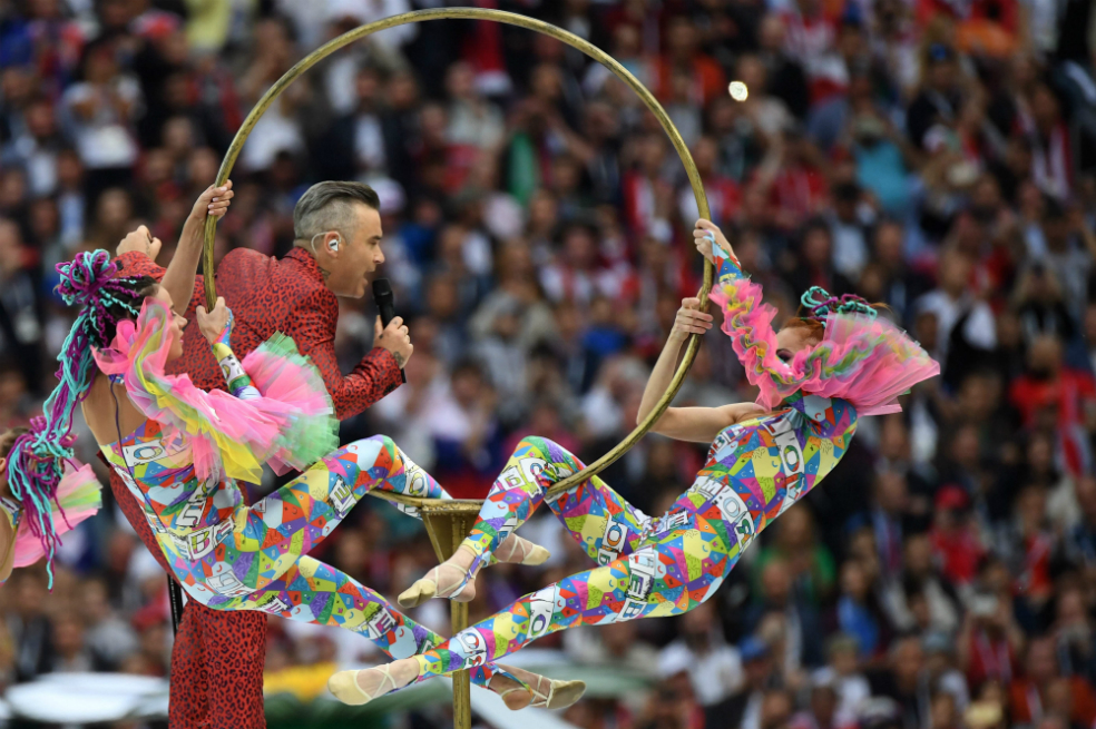 En imágenes: así fue la inauguración del Mundial Rusia 2018