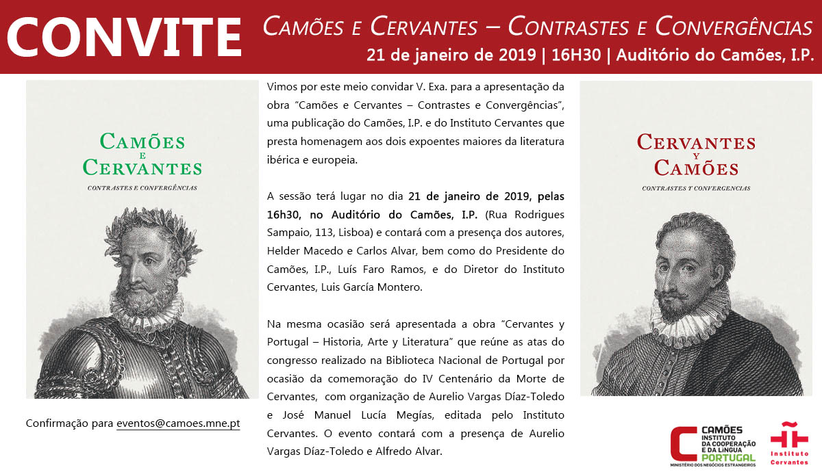 Cervantes y Camões, vidas paralelas