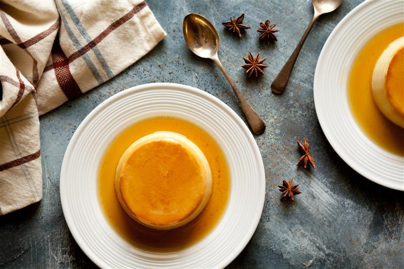 Paso a paso para hacer un flan de maíz