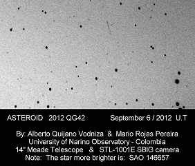 ¡El asteroide ‘2012 QG42’ se aproxima a la Tierra!
