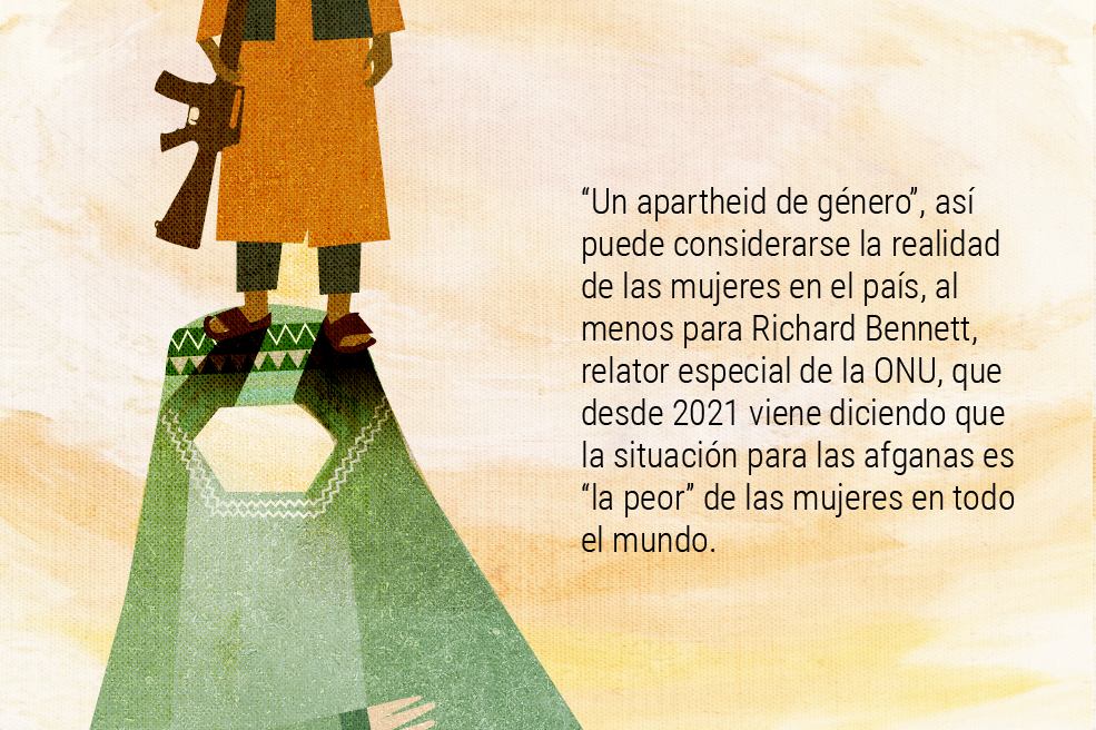 Los talibanes silencian cada vez más a las mujeres en Afganistán.