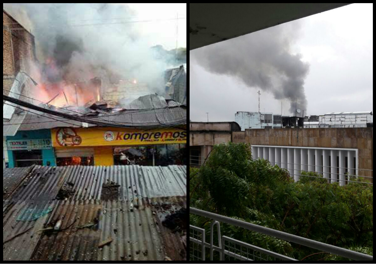 Girardot empieza el día con incendio
