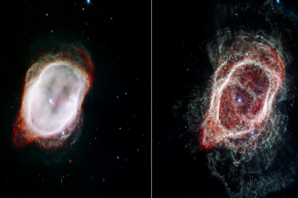El James Webb muestra el origen “invisible” de la Nebulosa del Anillo del Sur