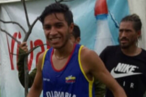 Jagannatha Sánchez, campeón suramericano de cross country. / Cortesía