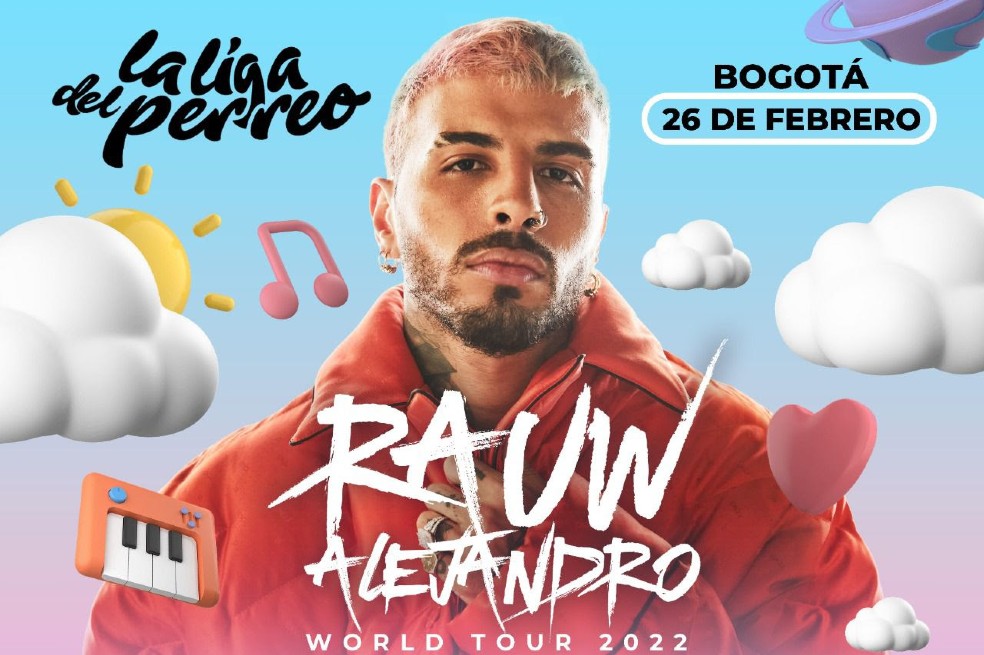 Rauw Alejandro llega a Colombia para encender “La liga del perreo”