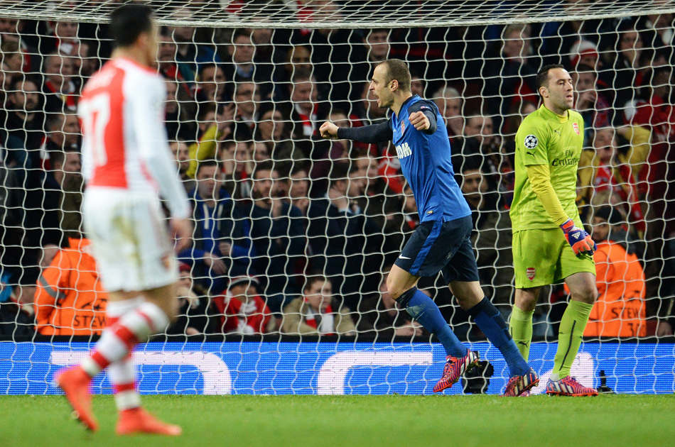 Mónaco sorprendió y venció a Arsenal en la Champions