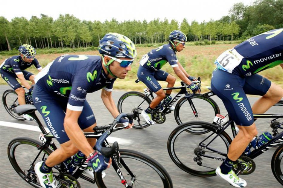 El equipo Movistar deposita todas sus fichas en su líder Nairo Quintana. / EFE
