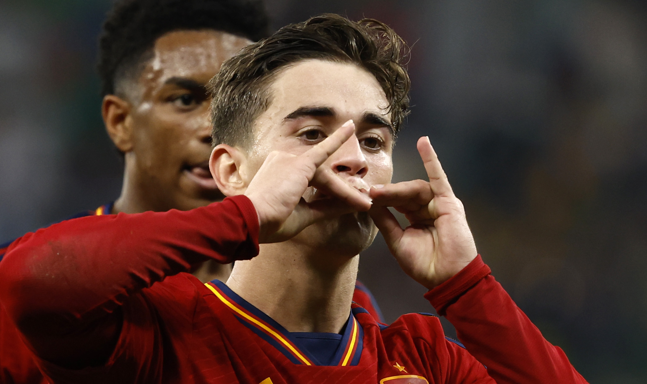 Gavi, “niño récord”: el tercer goleador más joven en la historia de los mundiales