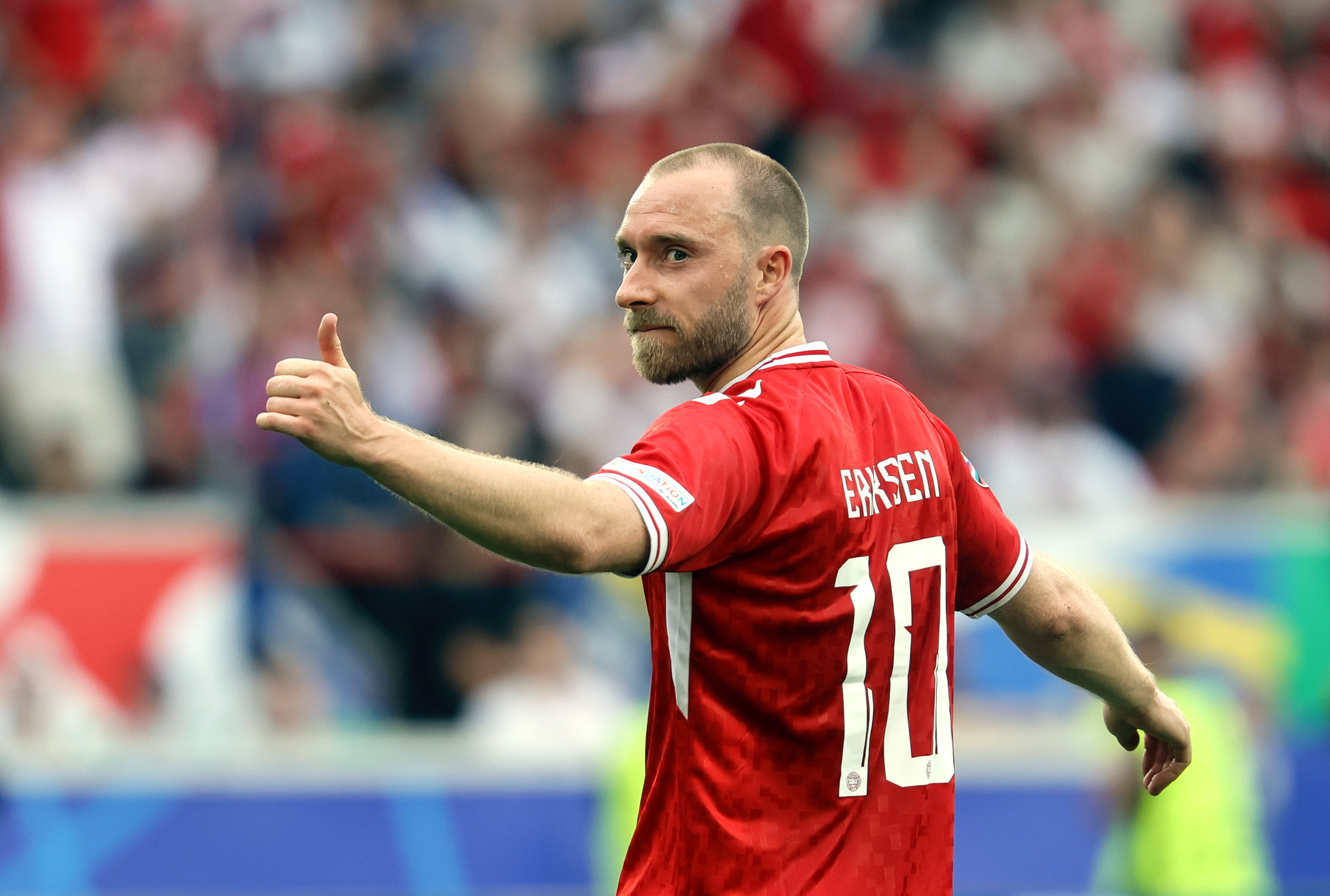 El emotivo regreso, con gol incluido, de Christian Eriksen a la Eurocopa