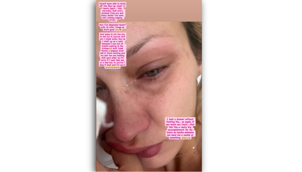 Bella Hadid rompe en llanto tras revelar una nueva recaída por la enfermedad de Lyme