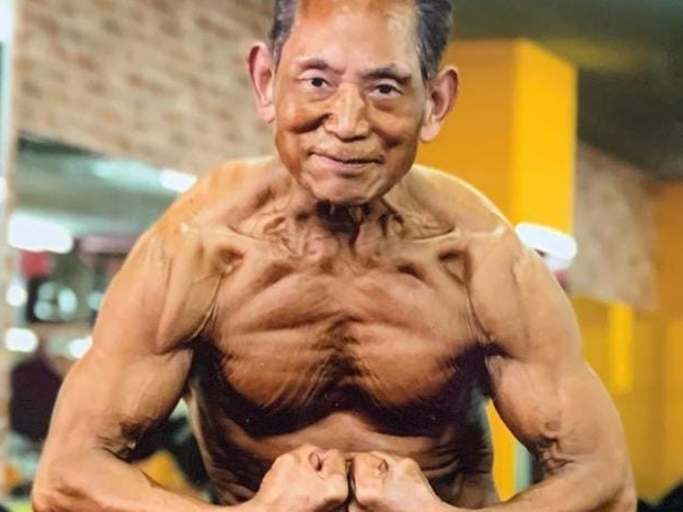 Fotos: Así es el fisiculturista de 86 años que sigue compitiendo a nivel mundial