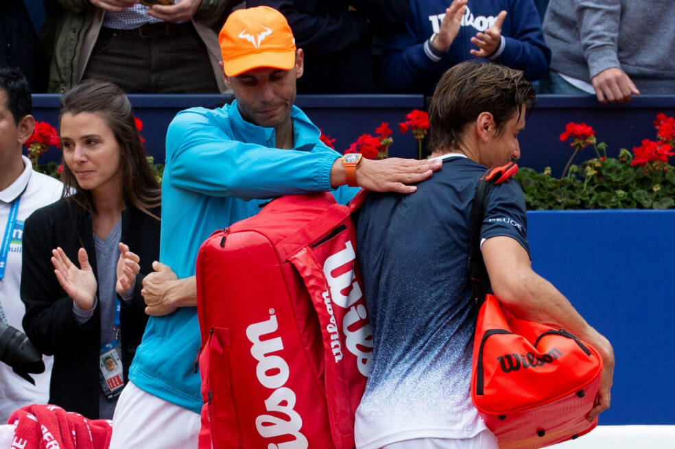 Nadal despide a Ferrer en Barcelona