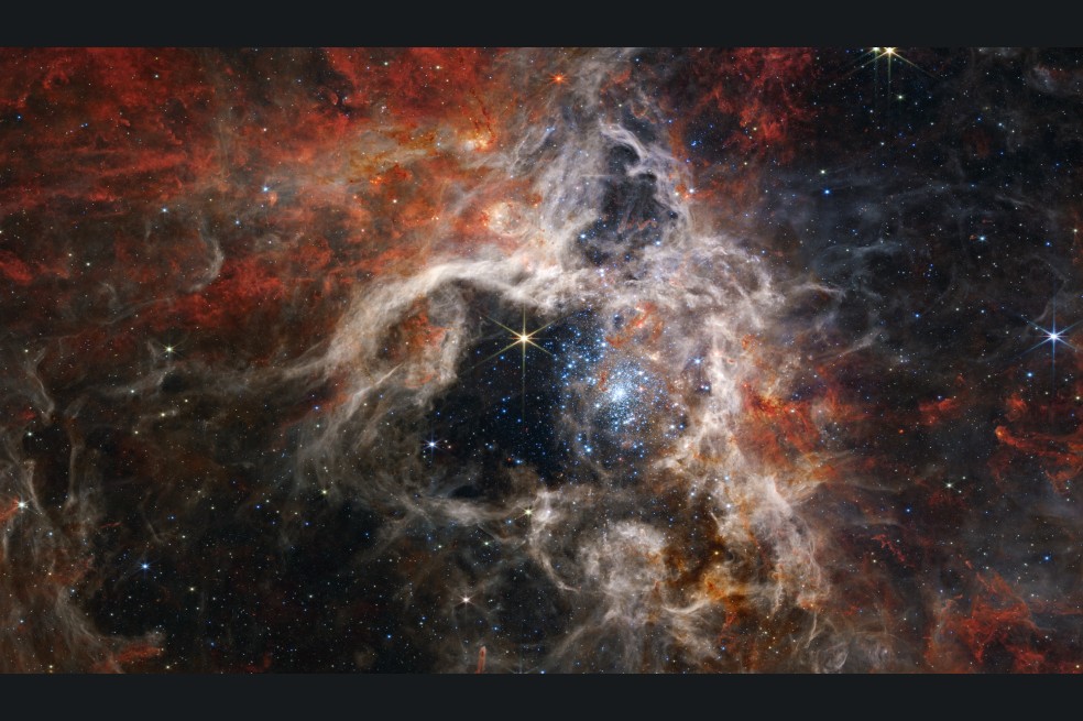 James Webb muestra cómo es el nacimiento de estrellas en la nebulosa de la Tarántula