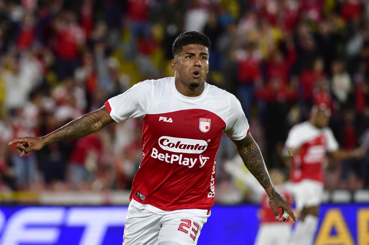 Santiago Mosquera empató de primera justo antes del descanso. Santa Fe buscó darle la vuelta al partido, pero no logró.