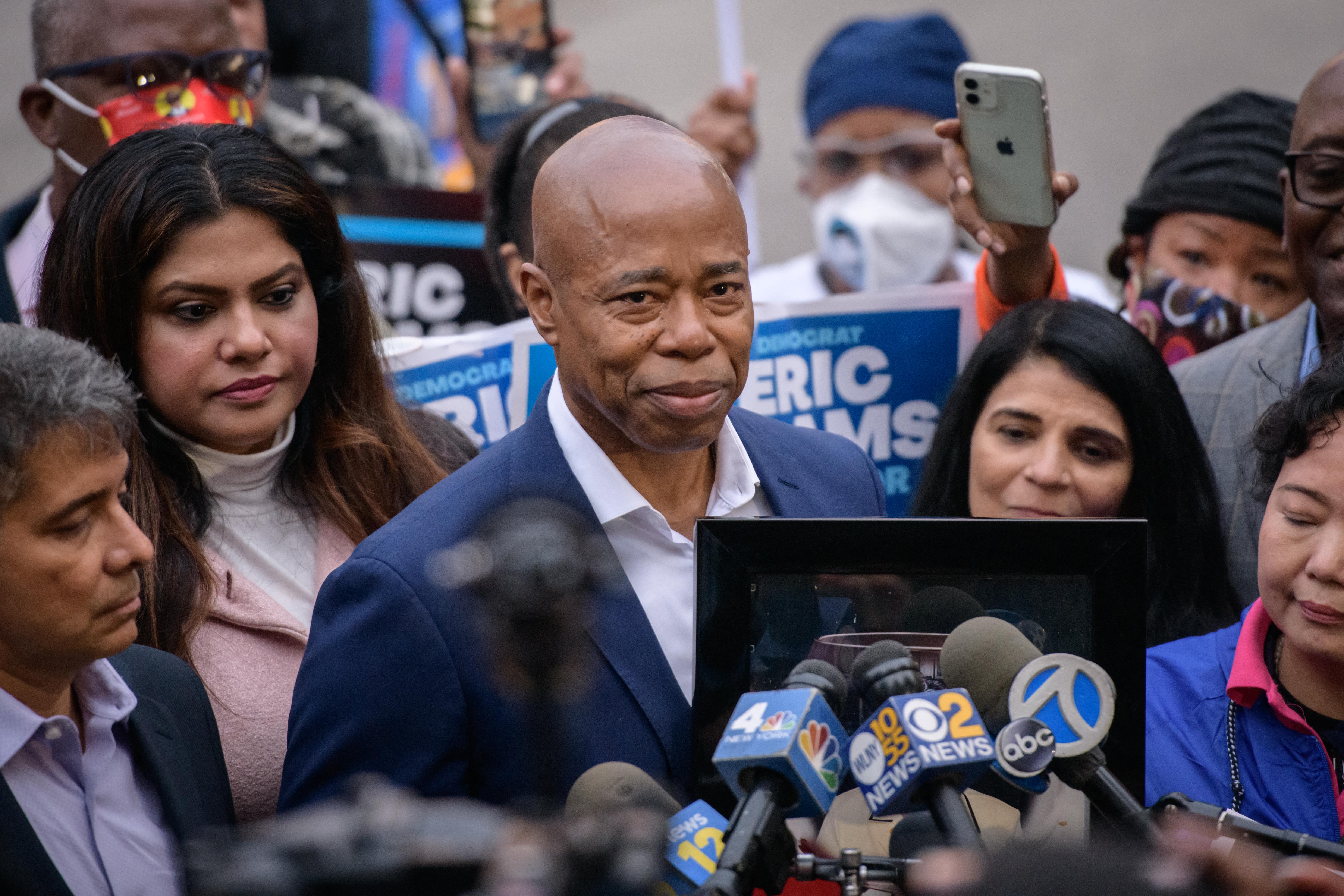 Eric Adams, el expolicía negro y vegano elegido alcalde de Nueva York