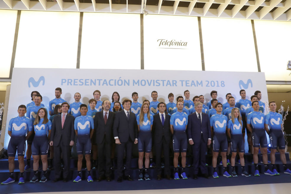 Nueva piel del equipo Movistar para 2018
