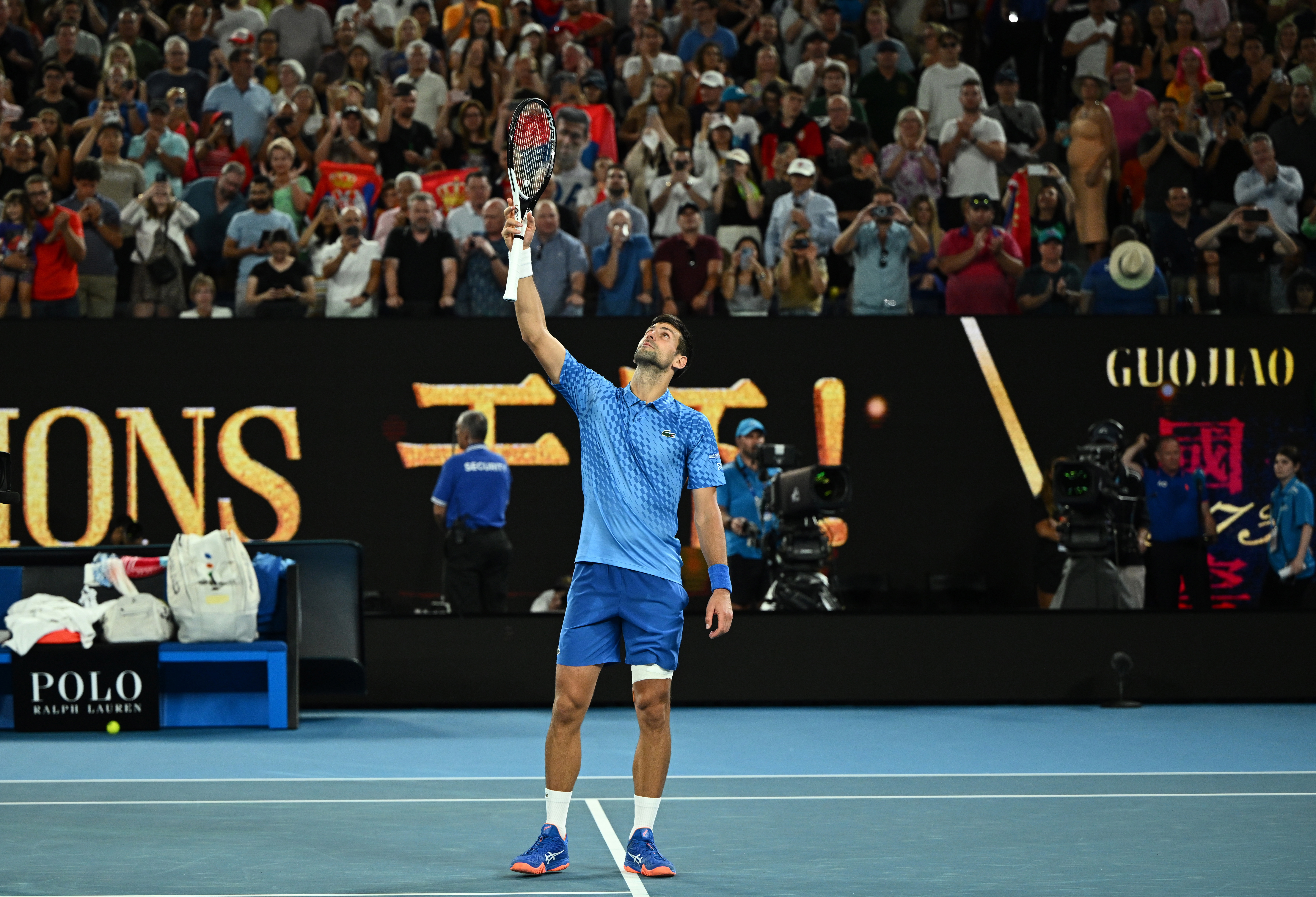 Djokovic, pletórico en el Abierto de Australia, ya está en cuartos de final