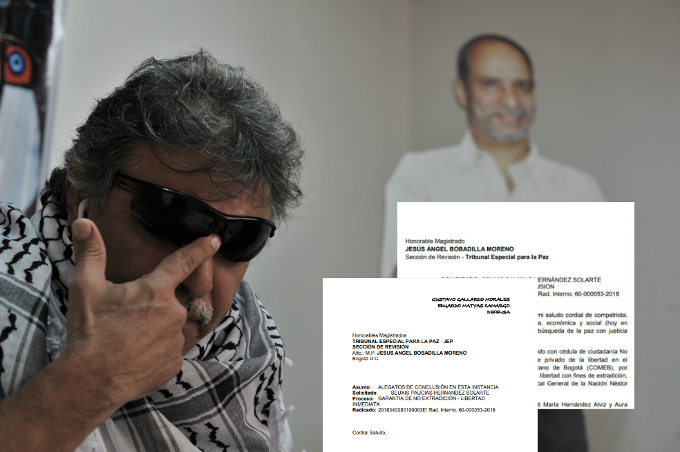 “Solicitud de extradición quedó huérfana de pruebas”: defensa de Santrich ante la JEP